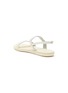  - ANCIENT GREEK SANDALS - ‘Calamos’ Wavy Double Band Leather Slingback Sandals