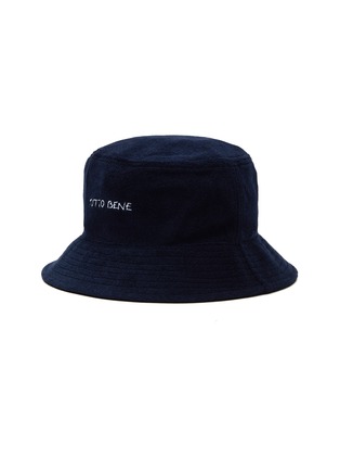 Main View - Click To Enlarge - MAISON LABICHE - ‘Joffre’ Tutto Bene Embroidery Bucket Hat
