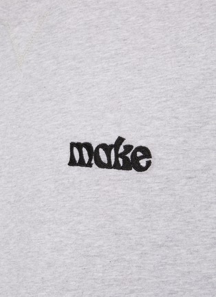  - MAISON LABICHE - ‘Duras’ Make Love Art Out Embroidery Crewneck T-Shirt