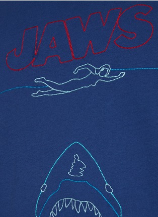  - MAISON LABICHE - ‘Popincourt’ Jaws Embroidery Crewneck T-Shirt