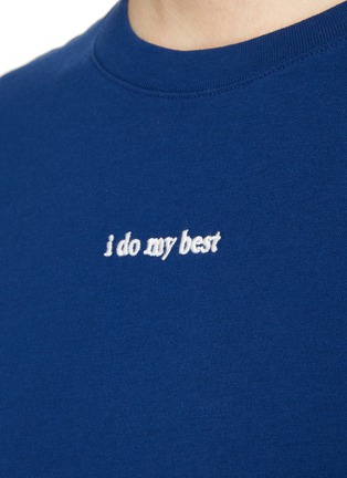  - MAISON LABICHE - ‘Popincort’ I Do My Best Logo Crewneck T-Shirt