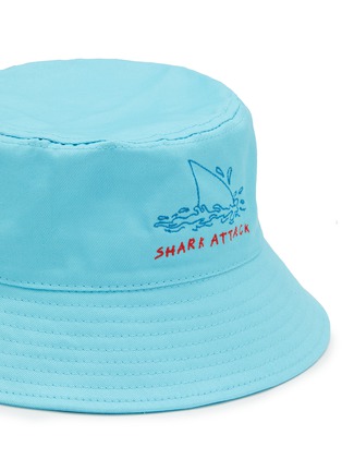 Detail View - Click To Enlarge - MAISON LABICHE - ‘Bob Joffre’ Shark Attack Bucket Hat