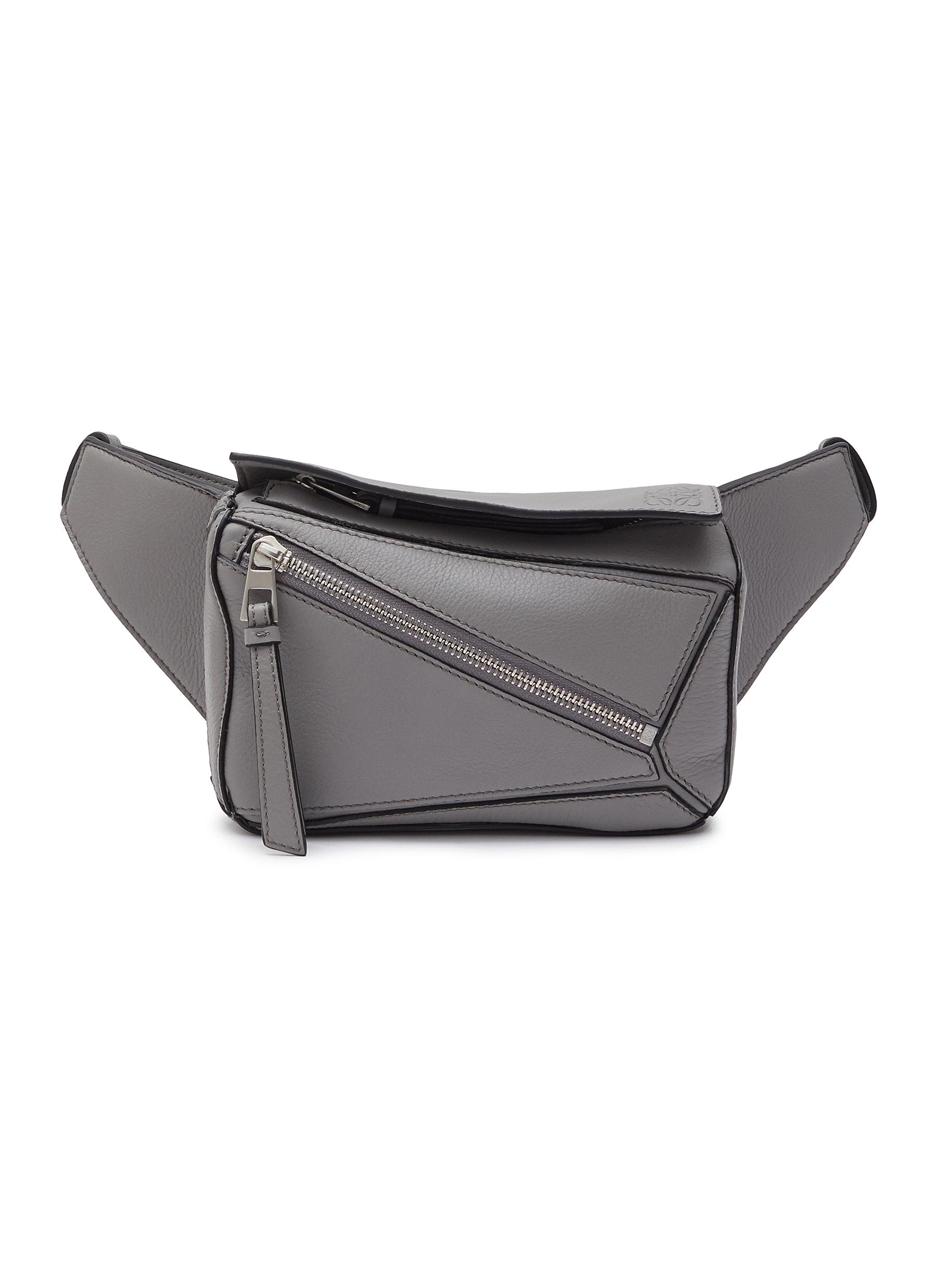 Loewe Luxury Mini Puzzle Bumbag In Classic Calfskin for Men