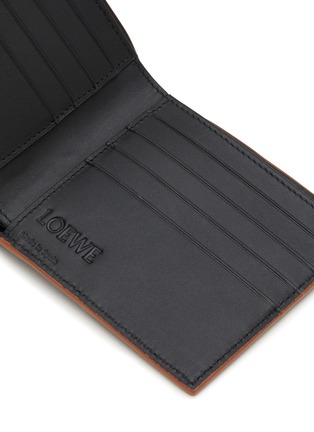 Detail View - Click To Enlarge - LOEWE - ‘Puzzle’ Contrast Stitching Leather Bifold Wallet