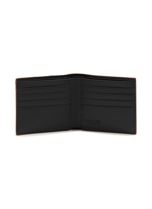 Figure View - Click To Enlarge - LOEWE - ‘Puzzle’ Contrast Stitching Leather Bifold Wallet