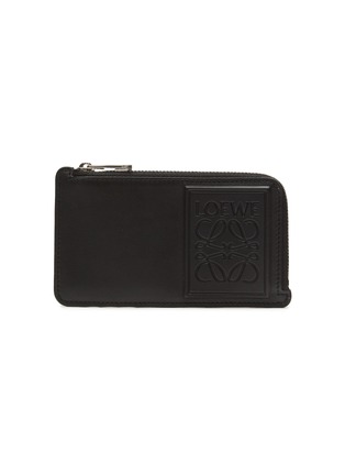 Main View - Click To Enlarge - LOEWE - RUBBER INJECTION LEATHER COIN CARDHOLDER