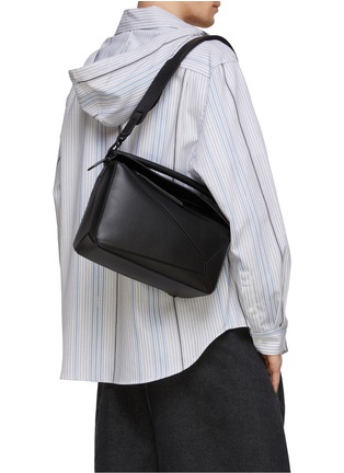 Figure View - Click To Enlarge - LOEWE - ‘Puzzle’ Calfskin Leather Bag