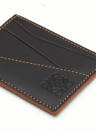 Detail View - Click To Enlarge - LOEWE - ‘PUZZLE’ STITCH PLAIN CARDHOLDER
