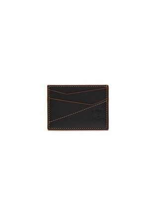 Main View - Click To Enlarge - LOEWE - ‘PUZZLE’ STITCH PLAIN CARDHOLDER