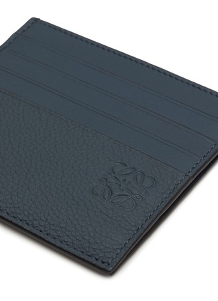 Detail View - Click To Enlarge - LOEWE - OPEN PLAIN LEATHER CARDHOLDER