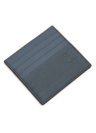 Detail View - Click To Enlarge - LOEWE - Anagram Embossed Leather Cardholder