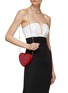 Front View - Click To Enlarge - JUDITH LEIBER - Stone Embelliished Heart Clutch