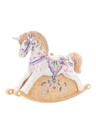 Main View - Click To Enlarge - JUDITH LEIBER - Stone Embellished Rocking Unicorn Clutch