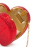 Detail View - Click To Enlarge - JUDITH LEIBER - Rhinestone Embellished Heart Clutch