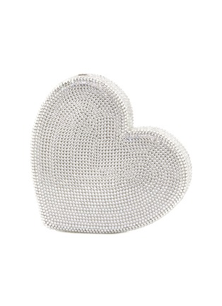Main View - Click To Enlarge - JUDITH LEIBER - Crystal Embellished Heart Clutch