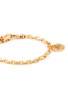 Detail View - Click To Enlarge - EMANUELE BICOCCHI - 24K GOLD PLATED STERLING SILVER LILY COIN BRACELET
