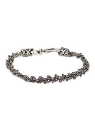 Main View - Click To Enlarge - EMANUELE BICOCCHI - STERLING SILVER BRAIDED KNOT BRACELET