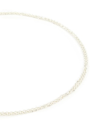 Detail View - Click To Enlarge - EMANUELE BICOCCHI - ICE DOUBLE CHAIN NECKLACE
