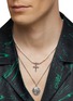 Figure View - Click To Enlarge - EMANUELE BICOCCHI - CROSS PEARL NECKLACE