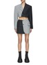 Main View - Click To Enlarge - HAVRE STUDIO - Cropped Blazer And Wrap Skirt Set