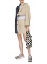 Figure View - Click To Enlarge - HAVRE STUDIO - Cropped Blazer And Wrap Skirt Set
