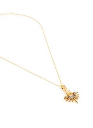 Detail View - Click To Enlarge - MISSOMA - x Harris Reed ‘Hand and Star’ 18k Gold Plated Sterling Silver Necklace
