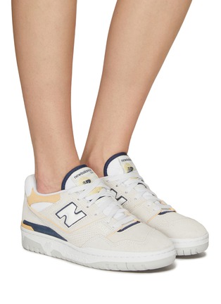 Figure View - Click To Enlarge - NEW BALANCE - ‘550’ Low Top Lace Up Sneakers