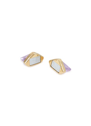 Detail View - Click To Enlarge - SWAROVSKI - ‘LUCENT’ MAGNETIC EAR STUD EARRINGS