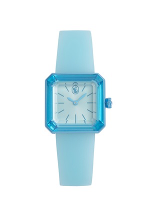 Main View - Click To Enlarge - SWAROVSKI - ‘Lucent’ Crystal Silicone Strap Watch