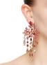 Figure View - Click To Enlarge - SWAROVSKI - ‘Gema’ Multi Cut Crystal Chandelier Earrings