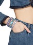 Figure View - Click To Enlarge - SWAROVSKI - ‘Millenia’ Octagon Cut Crystal Bracelet Watch