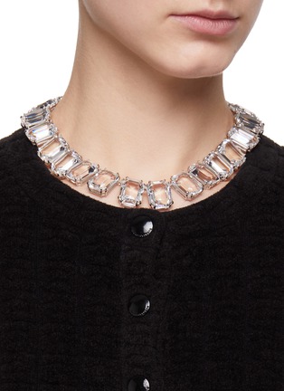 Figure View - Click To Enlarge - SWAROVSKI - ‘Millenia’ Octagon Cut Crystal Short Necklace