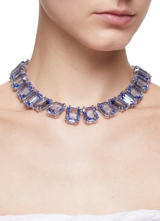 Figure View - Click To Enlarge - SWAROVSKI - ‘Millenia’ Octagon Cut Crystal Short Necklace