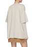 Back View - Click To Enlarge - ACNE STUDIOS - Mesh Sleeve Cavalier Print Oversized T-Shirt