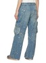 Back View - Click To Enlarge - ACNE STUDIOS - Wide Leg Cargo Denim Jeans