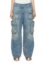 Main View - Click To Enlarge - ACNE STUDIOS - Wide Leg Cargo Denim Jeans