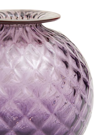 Detail View - Click To Enlarge - VENINI - Monofiore Balloton Vase 100.16 — Indigo/Red