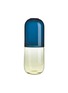 Main View - Click To Enlarge - VENINI - Happy Pills Testosterone Vase 027.29 — Horizon Blue/Yellow