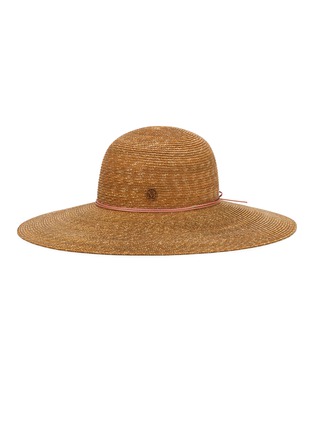 Main View - Click To Enlarge - MAISON MICHEL - ‘Blanche’ Straw Sun Hat