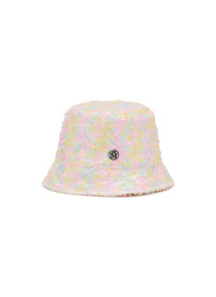 Main View - Click To Enlarge - MAISON MICHEL - ‘Souna’ Pastel Sequins Bucket Hat