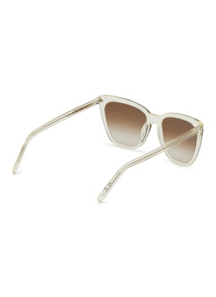 lenshop on X: Saint Laurent has had a strong influence on trends in both  fashion and the wider socio-cultural landscape. Sunglasses with oversized  cat-eye frames in acetate, with nylon lenses and a