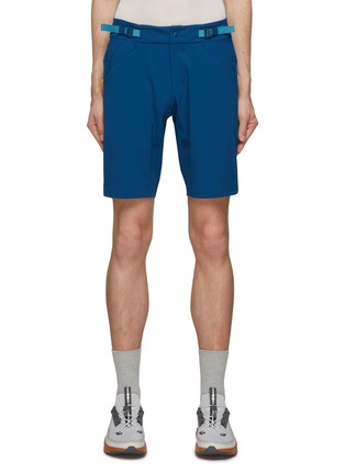 Main View - Click To Enlarge - RAPHA - ‘EXPLORE’ BELTED DOUBLE WEAVE OVERSHORTS