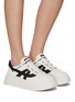 Figure View - Click To Enlarge - ASH - ‘Intense’ Leather Platform Sneakers