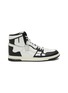AMIRI - ‘SKEL’ HIGH TOP LACE UP LEATHER SNEAKERS