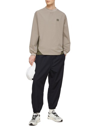 Figure View - Click To Enlarge - MANORS - Windbreaker Panel Sweatshirt