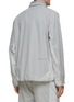 Back View - Click To Enlarge - MANORS - Stand Collar Detachable Hood Zip Up Course Jacket