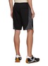 Back View - Click To Enlarge - MANORS - Side Panel Detail Elasticated Waist Shorts