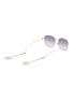 GUCCI - Gucci Logo Charm Metal Frame Purple Lens Sunglasses