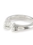 Detail View - Click To Enlarge - HATTON LABS - Silver Toned Metal Bone Ring