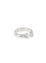 Main View - Click To Enlarge - HATTON LABS - Silver Toned Metal Bone Ring